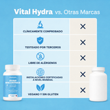 VitalHydra™ Ácido Hialurónico Liposomal – Absorción de 15 a 20 veces mayor