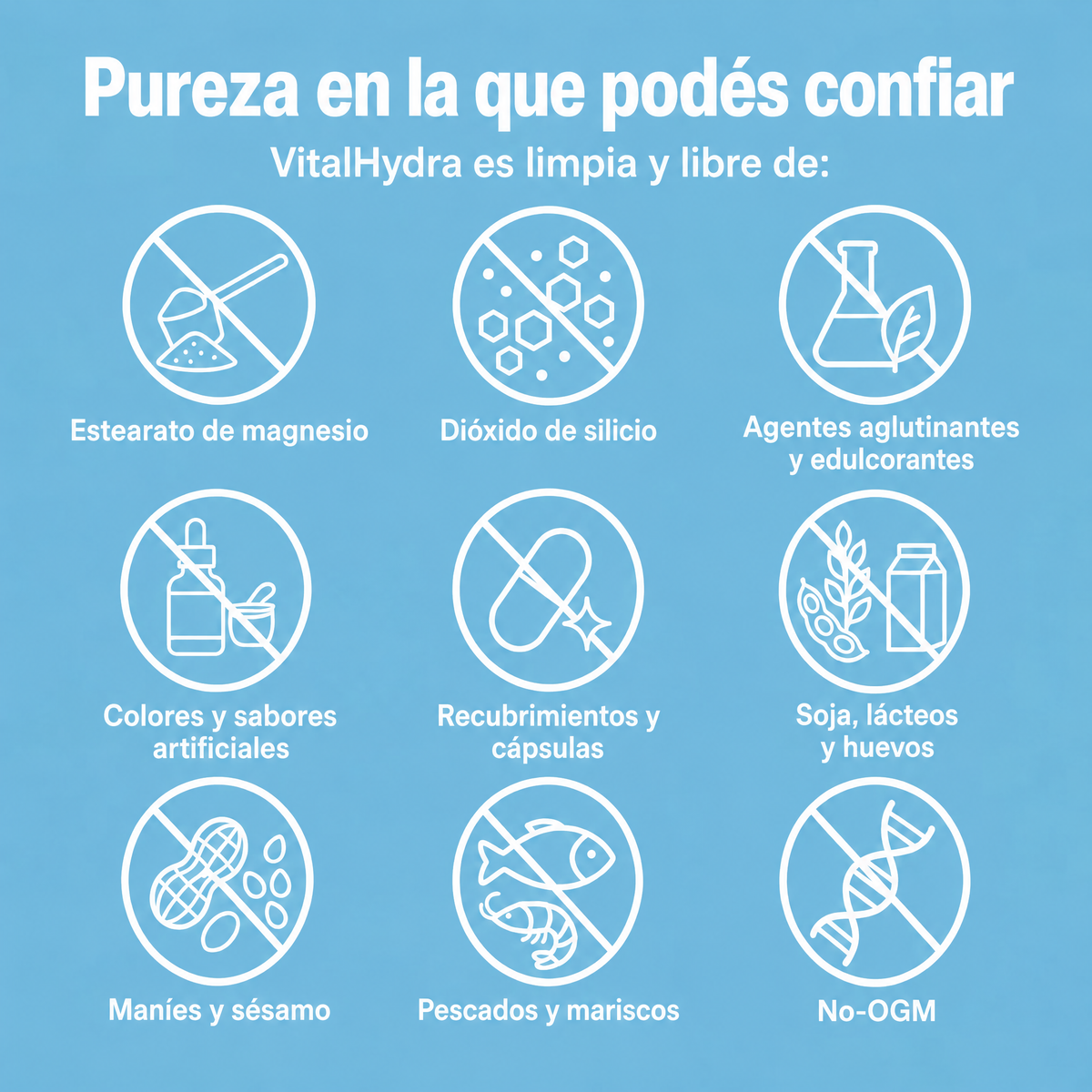 VitalHydra™ Ácido Hialurónico Liposomal – Absorción de 15 a 20 veces mayor