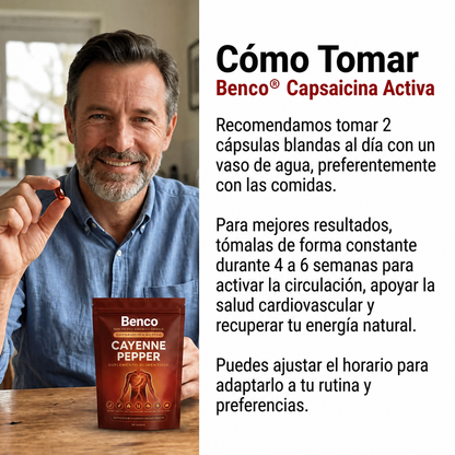 Benco Activa® en Softgels - Reactiva tu Circulación Natural